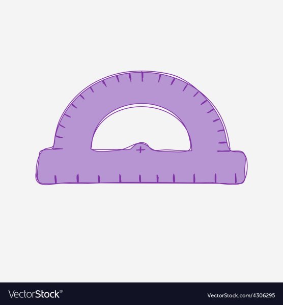 Транспортир мультяшный