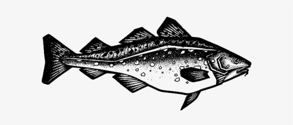 Треска силуэт