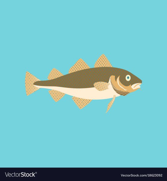 Рыба стиль флэт