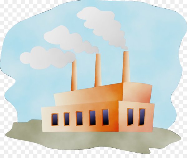 Завод на прозрачном фоне