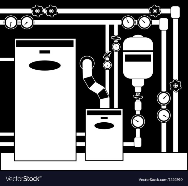 Котельное оборудование вектор