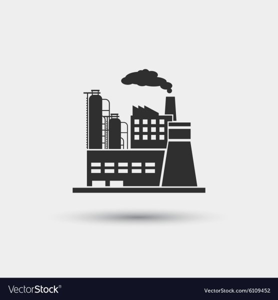 Завод значок вектор