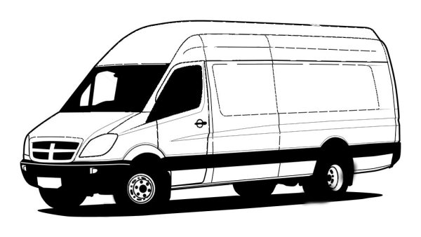 Микроавтобус Ford Transit вектор