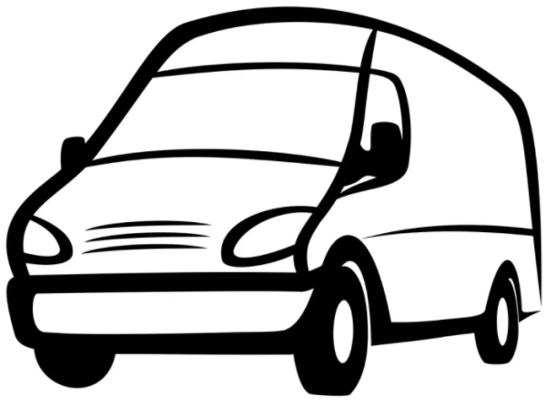 Силуэт микроавтобуса