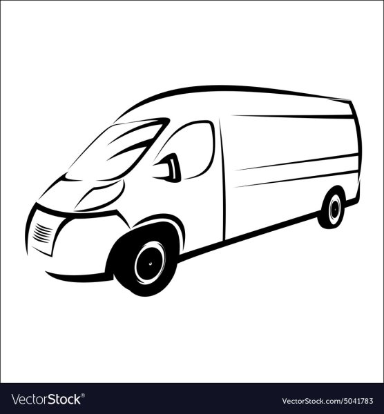 Графическое изображение микроавтобуса