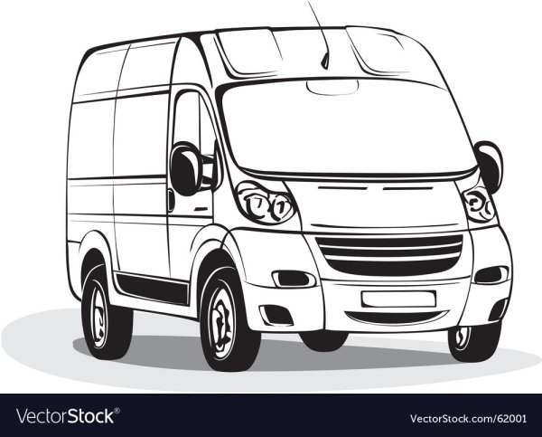 Мерседес минибус вектор