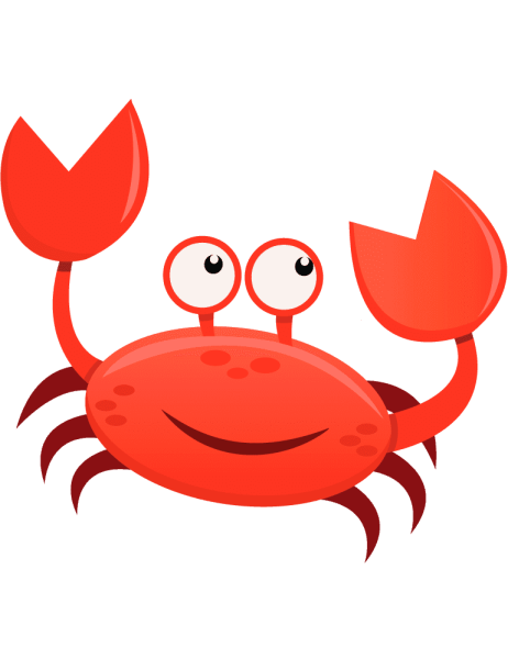 Крабики мультяшные
