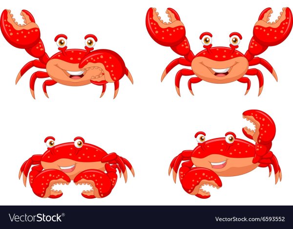 Краб мультяшный