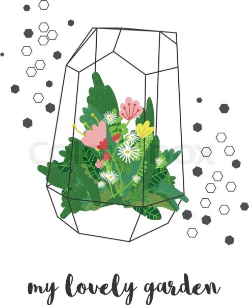 Логотип флорариумы