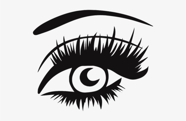 Ресницы силуэт