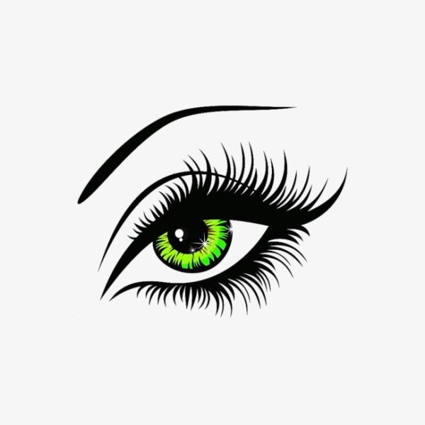 Ресницы стикер