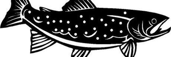 Рыба форель контур