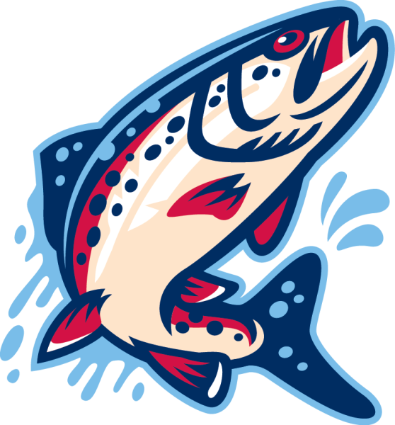 Рыба форель вектор