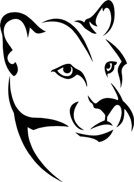 Трафарет пантеры