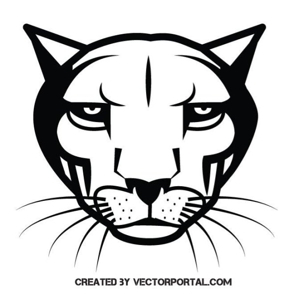 Векторное изображение Пумы