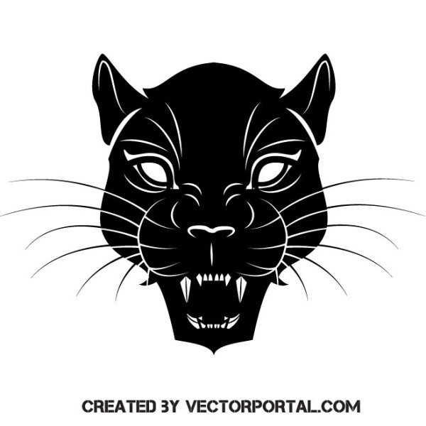 Силуэт дикой кошки