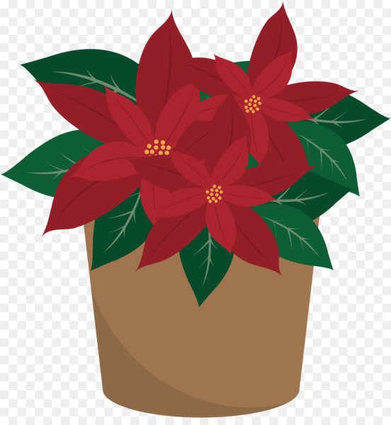 Пуансеттия референс