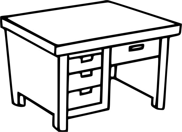 Стол раскраска