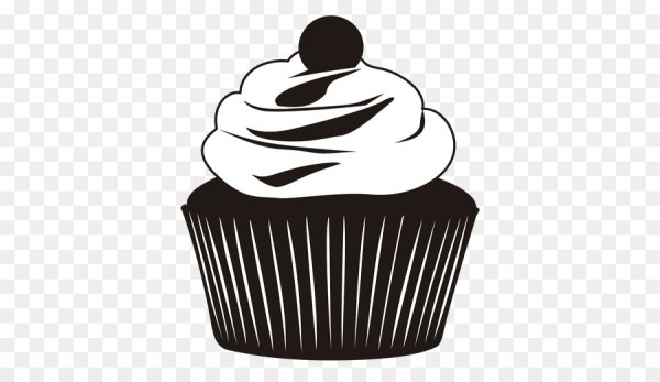 Кекс силуэт