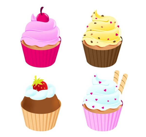 Пироженки вектор