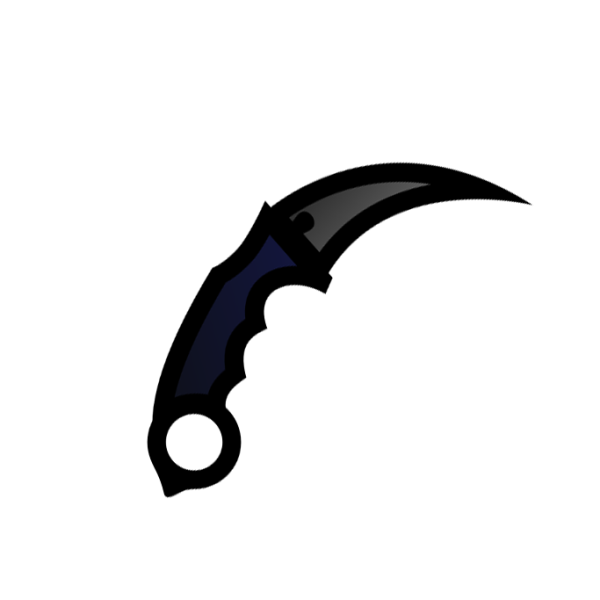 Керамбит раскрашенный