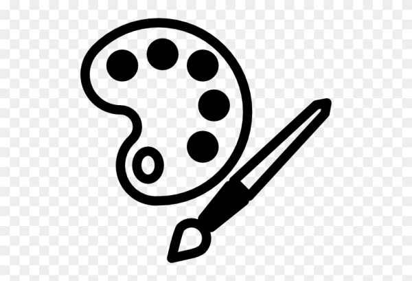 Иконка кисти и краски