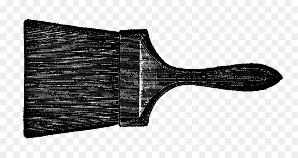 Кисть на белом фоне