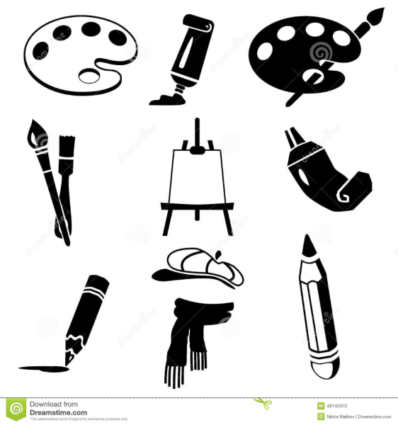 Пиктограмма кисти художника