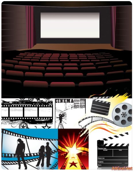 Афиша для кинотеатра шаблон