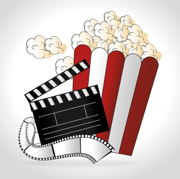 Кинотеатр иллюстрация