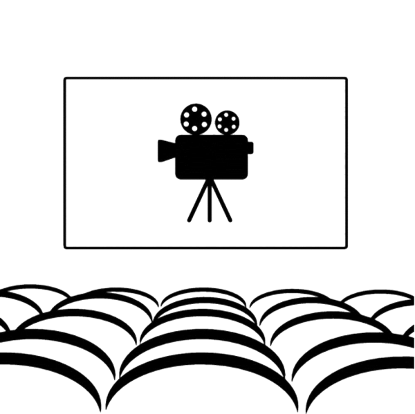Схематичное изображение в кинотеатре