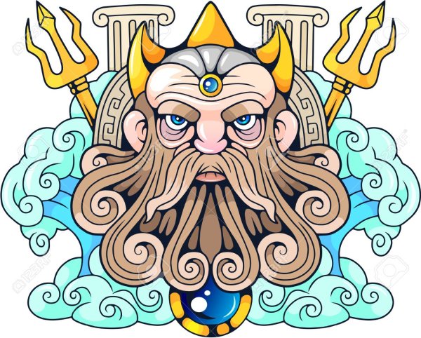 Poseidon вектор