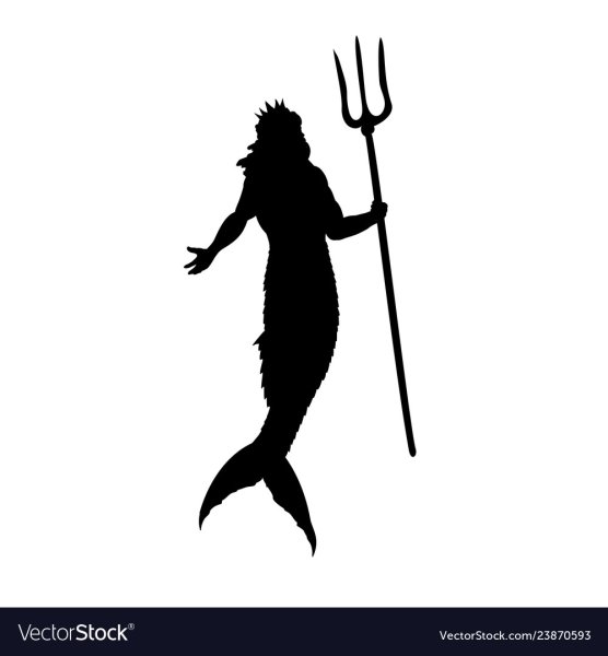 Посейдон силуэт