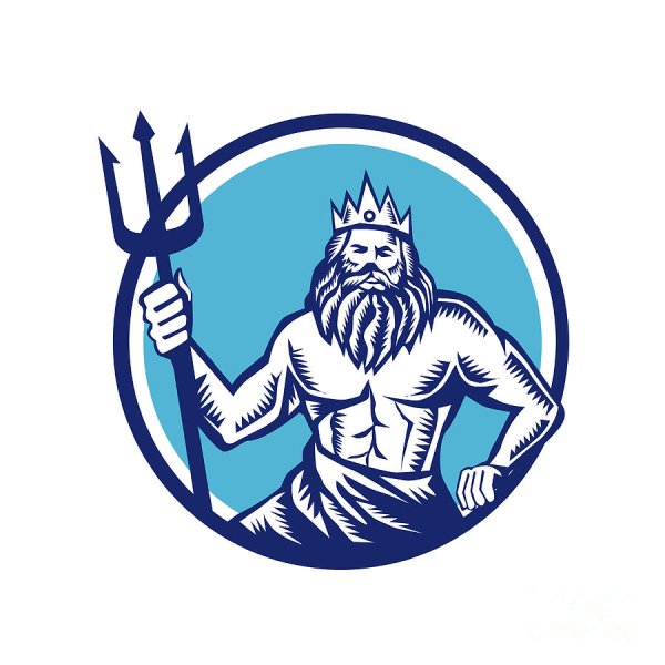 Символ Бога Посейдона