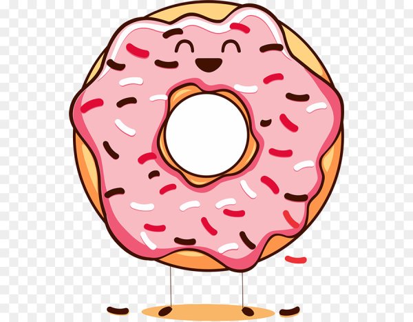 Пончики мультяшные