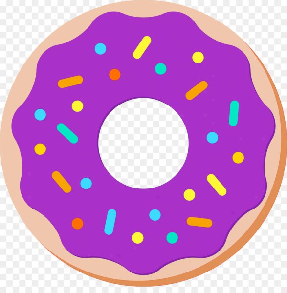 Пончики разукрасить