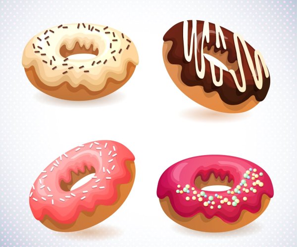 Векторный пончик