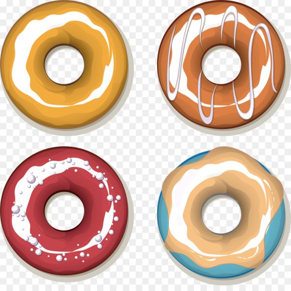 Векторная Графика пончики