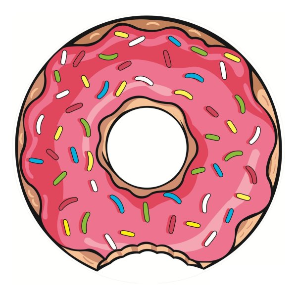 Пончики мультяшные