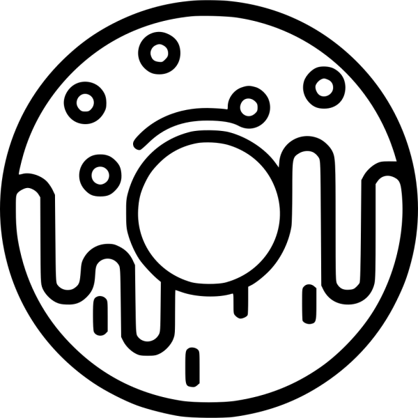 Пончик вектор