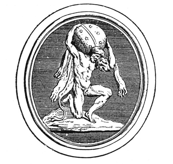 Атлант держит землю