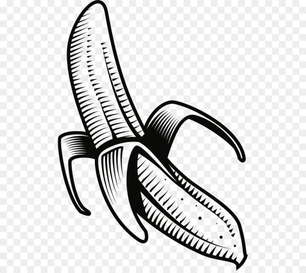 Банан силуэт