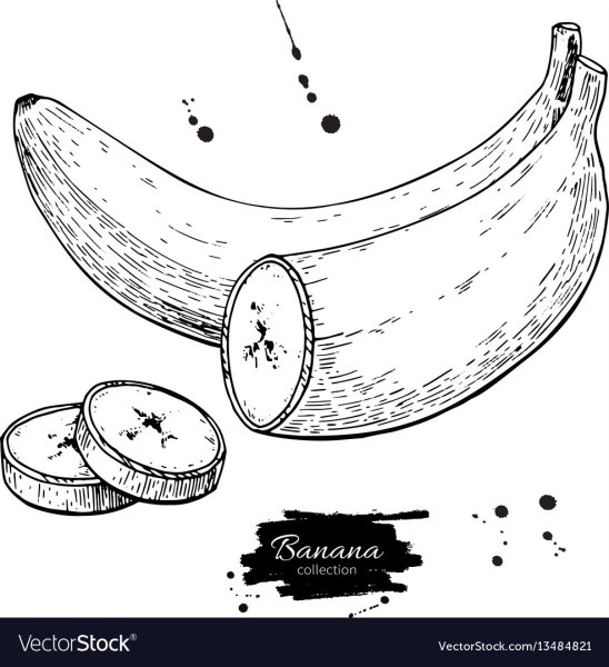 Графическое изображение банана