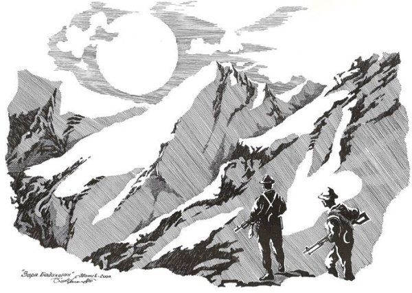 Графика горы Афганистана