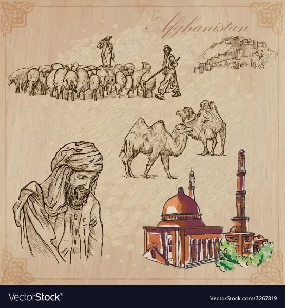 Афганистан вектор