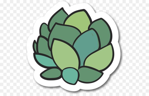 Артишок мультяшный