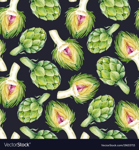Артишок вектор паттерн