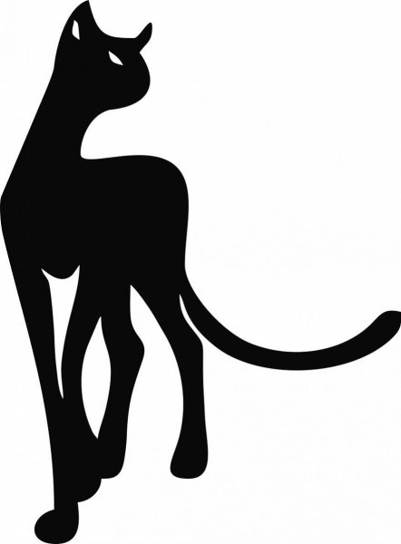 Трафарет пантеры на стену