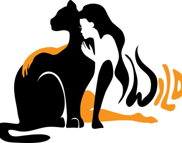 Грациозная пантера силуэт