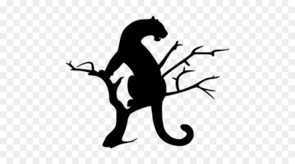 Трафарет пантеры на стену